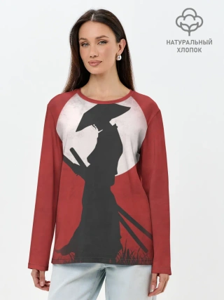 Лонгслив женский. Хлопок / Last samurai