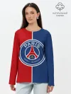 Лонгслив женский. Хлопок / ФК ПСЖ