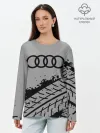 Лонгслив женский. Хлопок / AUDI / АУДИ