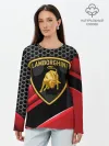 Лонгслив женский. Хлопок / Lamborghini