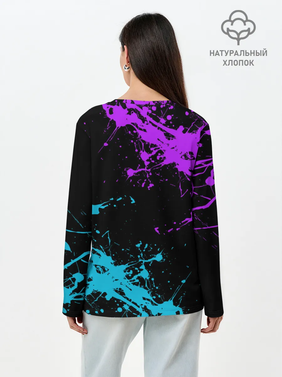 Лонгслив женский. Хлопок / MARSHMELLO