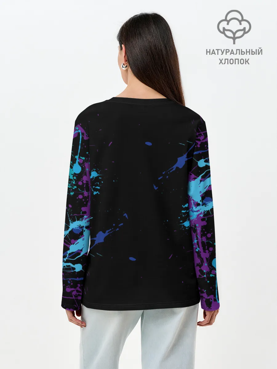 Лонгслив женский. Хлопок / MARSHMELLO