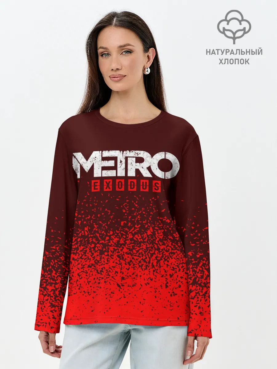 Лонгслив женский. Хлопок / METRO EXODUS / МЕТРО ИСХОД