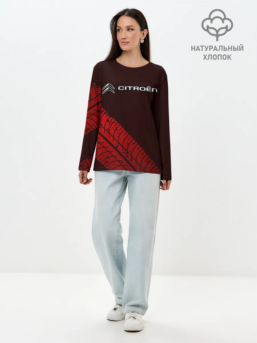 Лонгслив женский. Хлопок / CITROEN