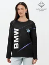 Лонгслив женский. Хлопок / BMW