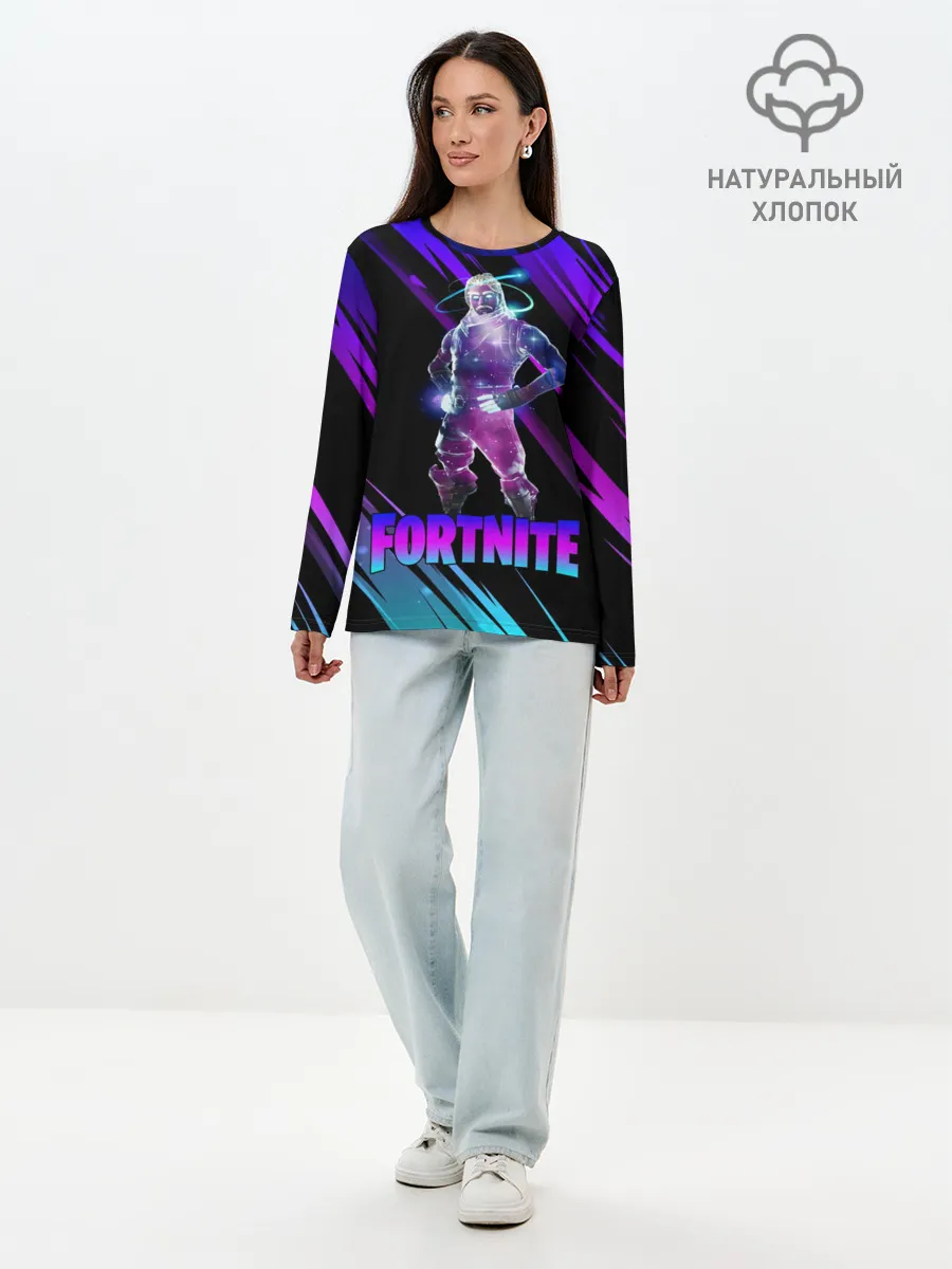 Лонгслив женский. Хлопок / FORTNITE