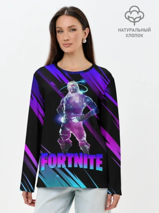 Лонгслив женский. Хлопок / FORTNITE