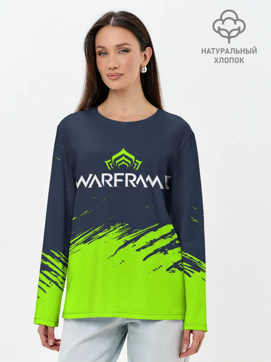 Лонгслив женский. Хлопок / WARFRAME / ВАРФРЕЙМ