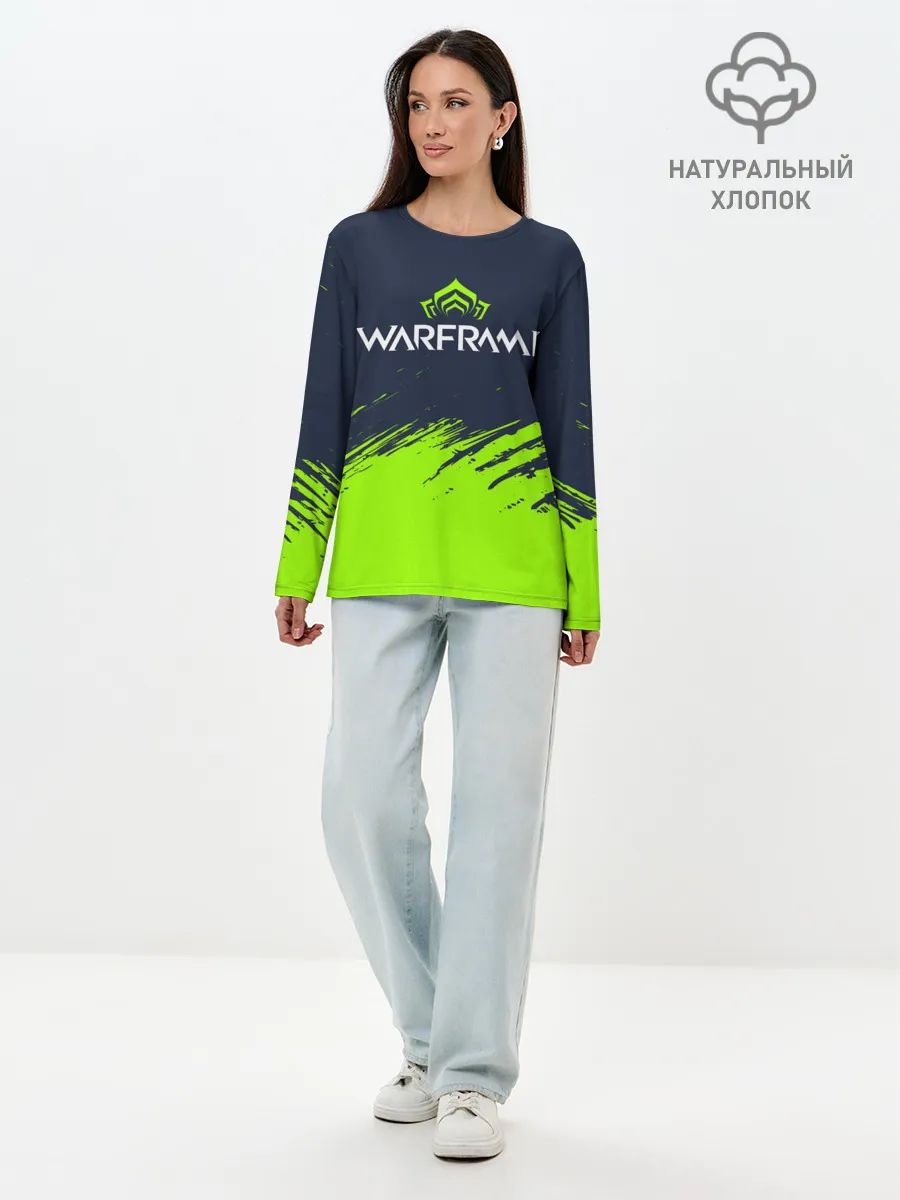 Лонгслив женский. Хлопок / WARFRAME / ВАРФРЕЙМ