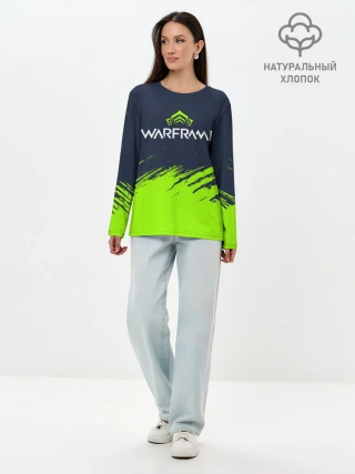 Лонгслив женский. Хлопок / WARFRAME / ВАРФРЕЙМ