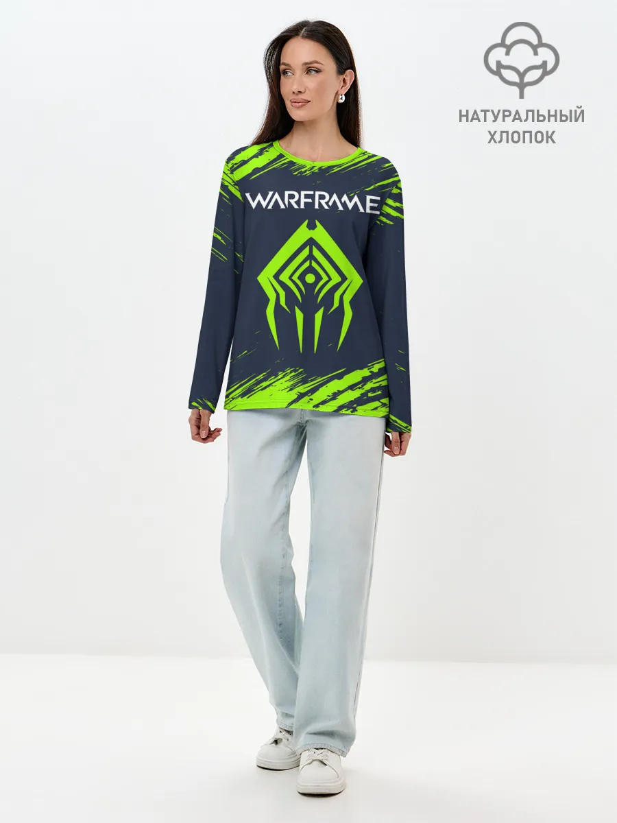 Лонгслив женский. Хлопок / WARFRAME / ВАРФРЕЙМ