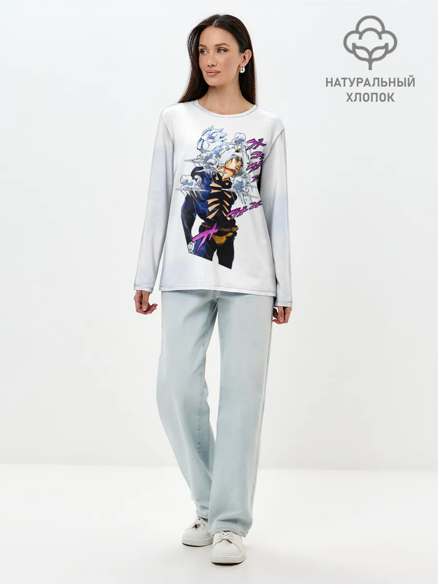 Лонгслив женский. Хлопок / JoJo Bizarre Adventure