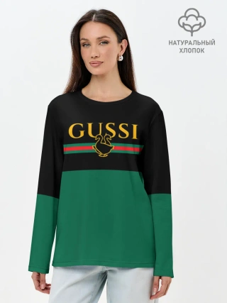 Лонгслив женский. Хлопок / GUSSI / ГУСИ