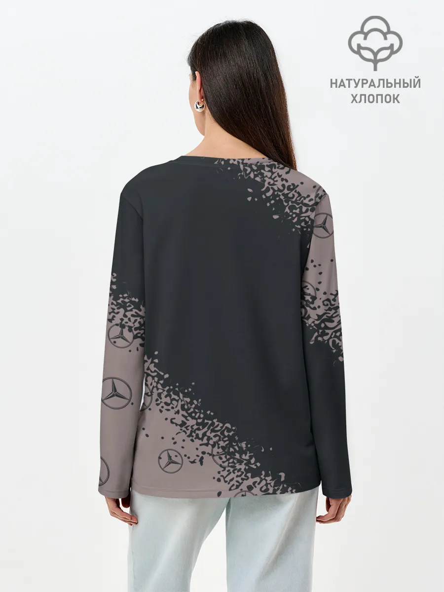 Лонгслив женский. Хлопок / MERCEDES / МЕРСЕДЕС