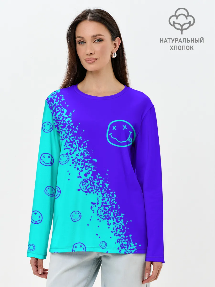 Лонгслив женский. Хлопок / NIRVANA / НИРВАНА