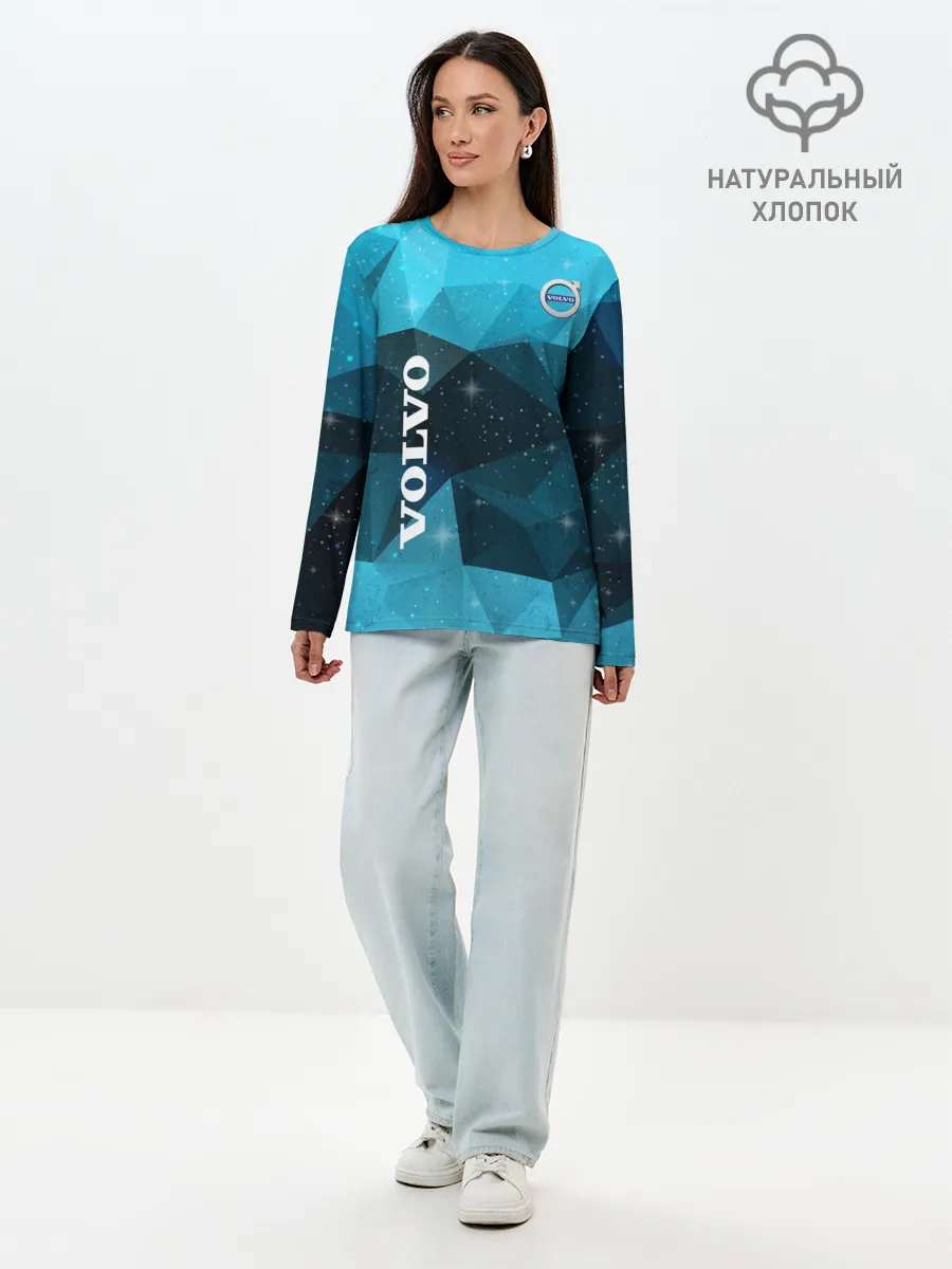 Лонгслив женский. Хлопок / Volvo