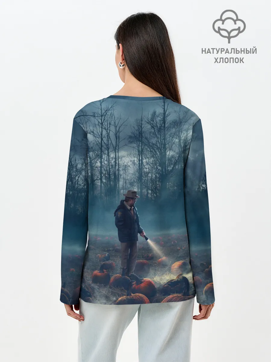 Лонгслив женский. Хлопок / Stranger Things