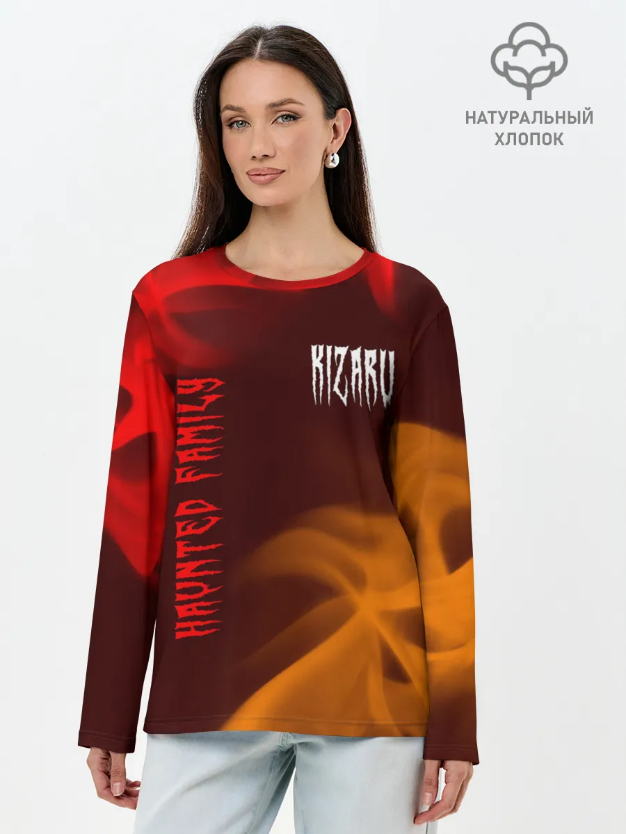 Лонгслив женский. Хлопок / KIZARU / КИЗАРУ