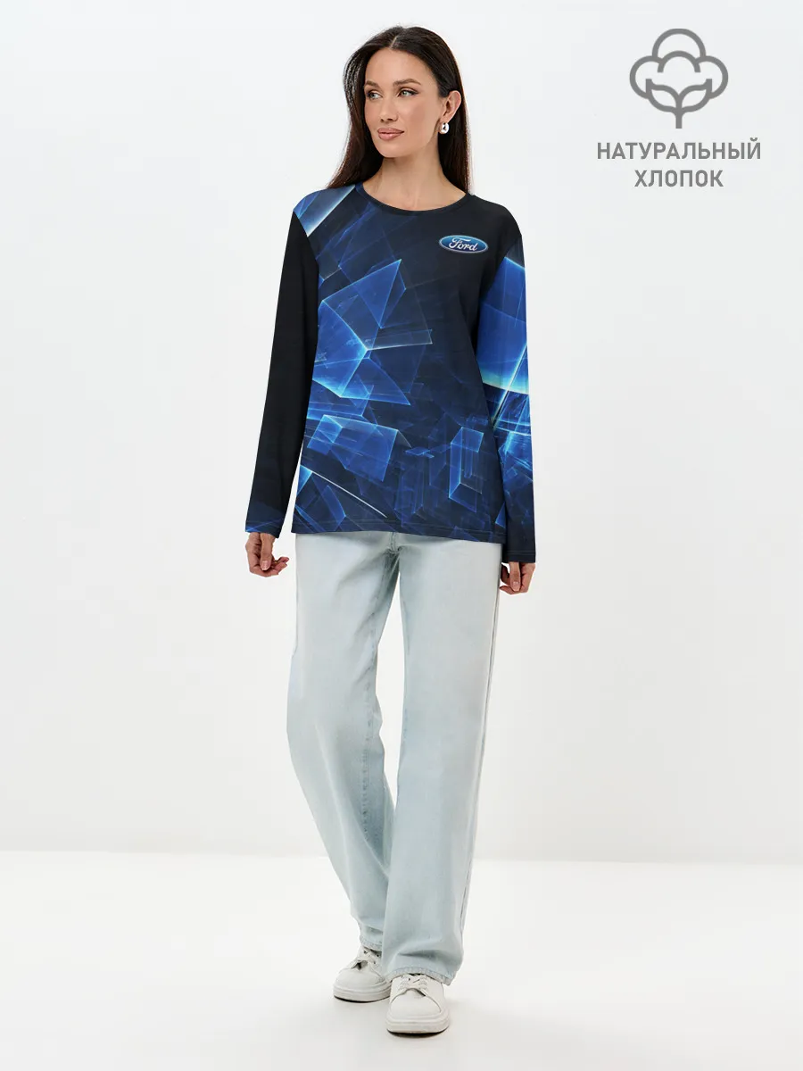Лонгслив женский. Хлопок / Ford
