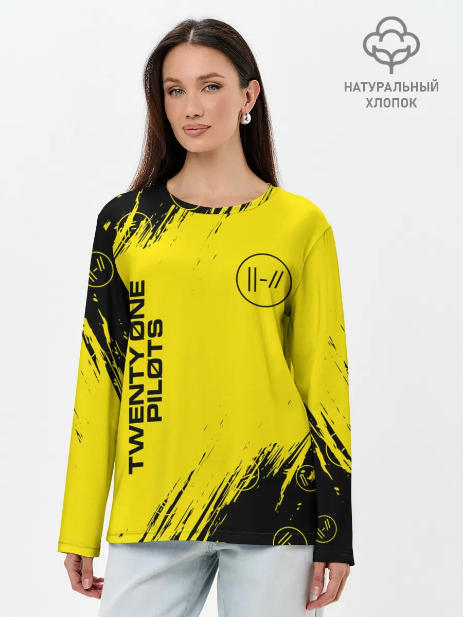 Лонгслив женский. Хлопок / TWENTY ONE PILOTS / 21 PILOTS