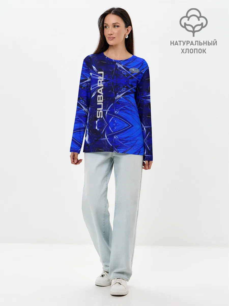 Лонгслив женский. Хлопок / Subaru