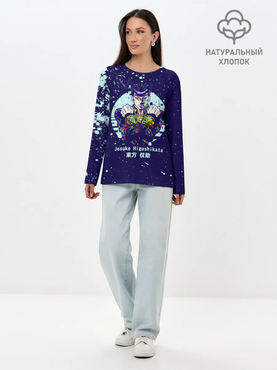 Лонгслив женский. Хлопок / JoJo Bizarre Adventure
