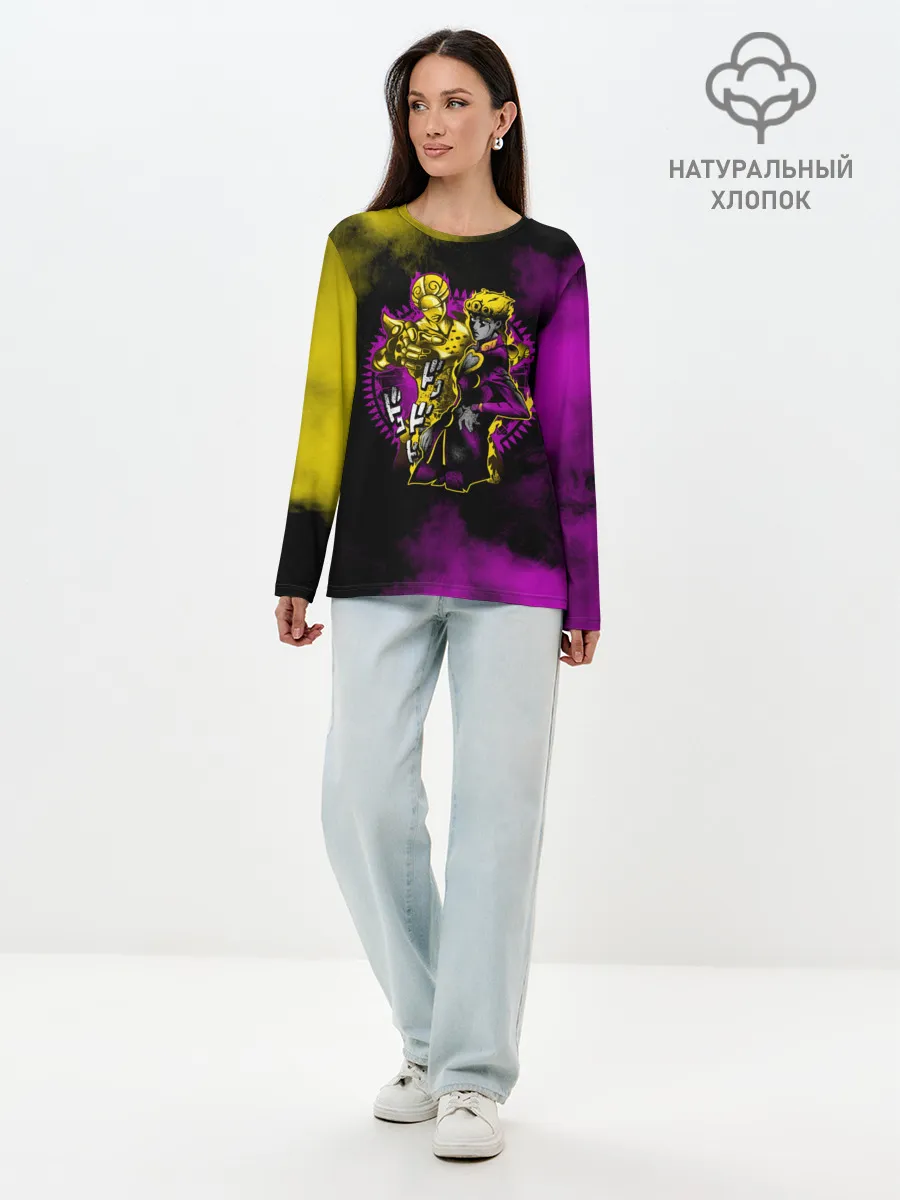 Лонгслив женский. Хлопок / JoJo Bizarre Adventure
