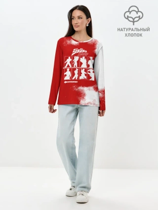 Лонгслив женский. Хлопок / JoJo Bizarre Adventure