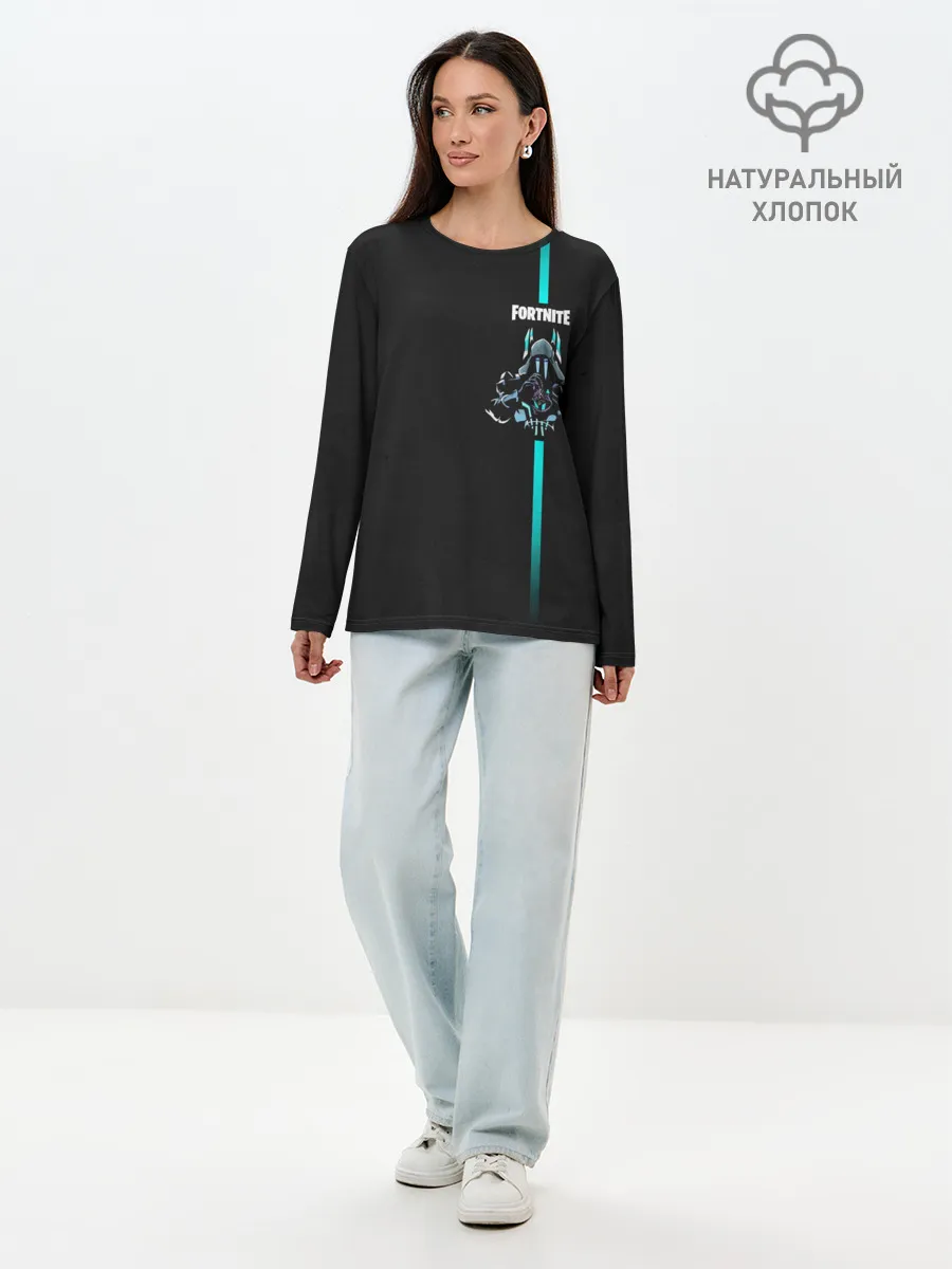 Лонгслив женский. Хлопок / Fortnite