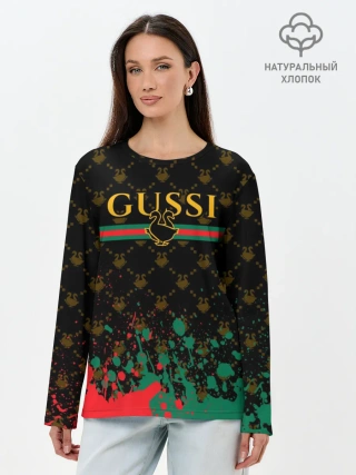 Лонгслив женский. Хлопок / GUSSI / ГУСИ