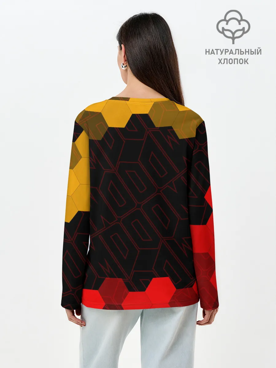 Лонгслив женский. Хлопок / DOOM / ДУМ