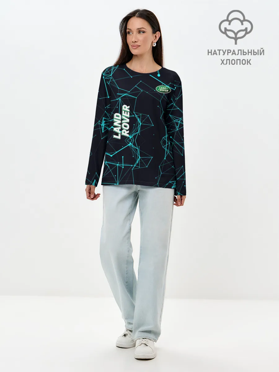 Лонгслив женский. Хлопок / Land Rover