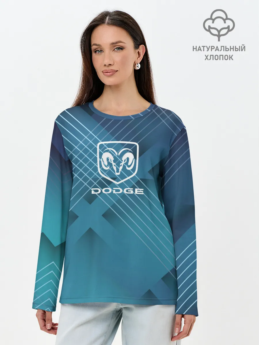 Лонгслив женский. Хлопок / Dodge