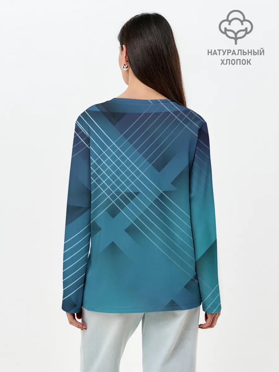 Лонгслив женский. Хлопок / Dodge