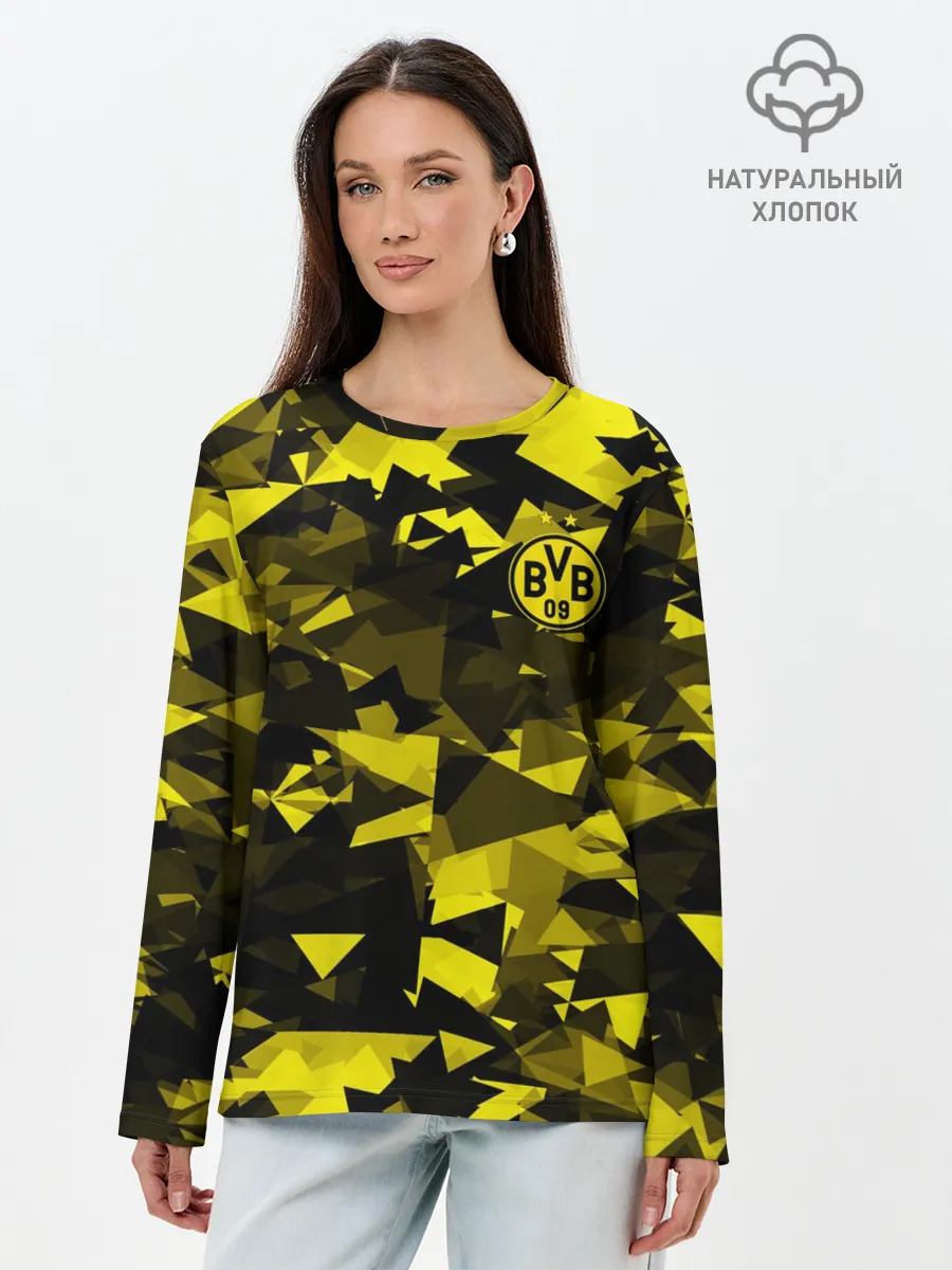 Лонгслив женский. Хлопок / Borussia | Боруссия