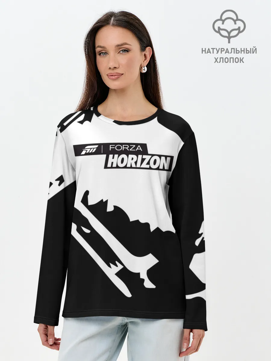 Лонгслив женский. Хлопок / Forza Horizon