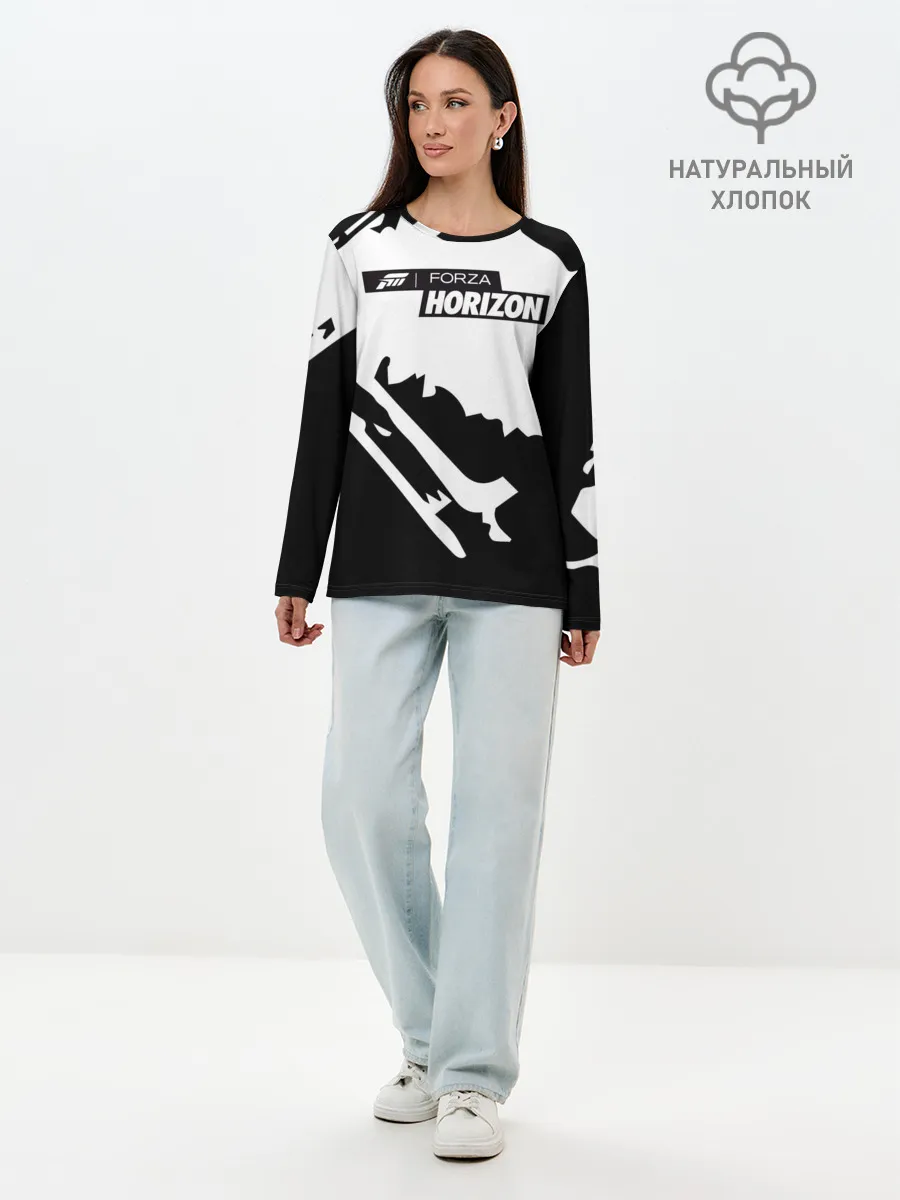 Лонгслив женский. Хлопок / Forza Horizon