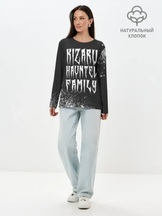 Лонгслив женский. Хлопок / KIZARU / КИЗАРУ