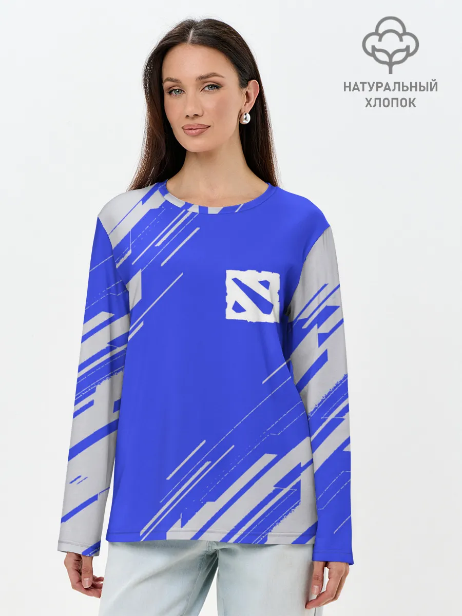 Лонгслив женский. Хлопок / bluestyle