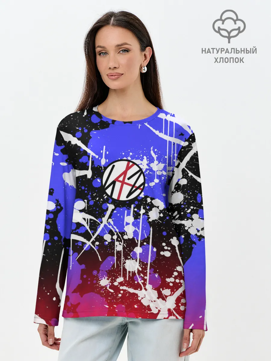 Лонгслив женский. Хлопок / Stray kids