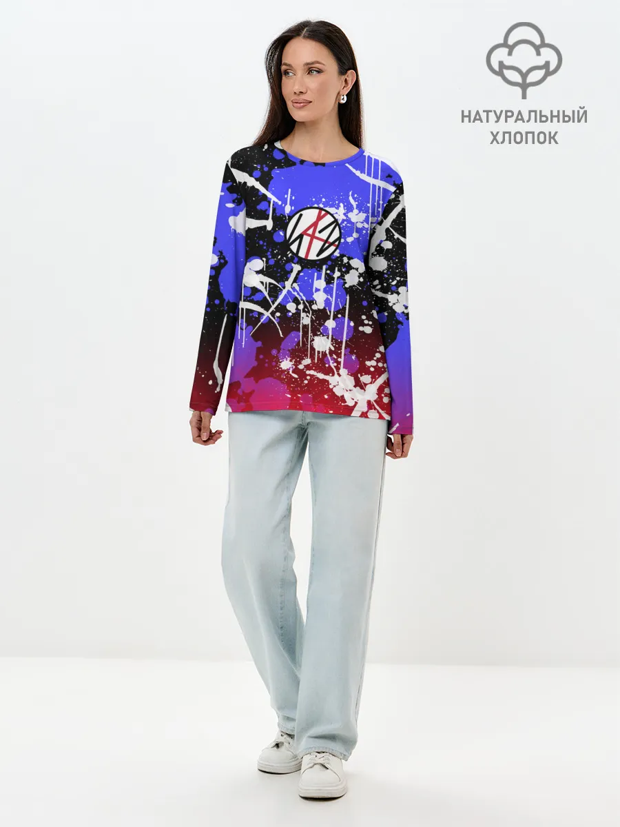Лонгслив женский. Хлопок / Stray kids