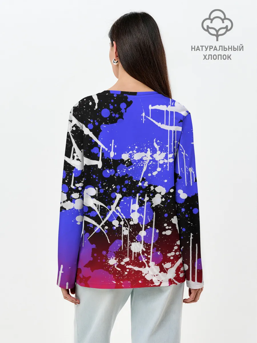 Лонгслив женский. Хлопок / BTS