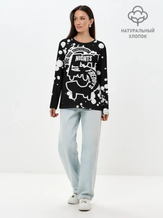 Лонгслив женский. Хлопок / Five Nights at Freddy