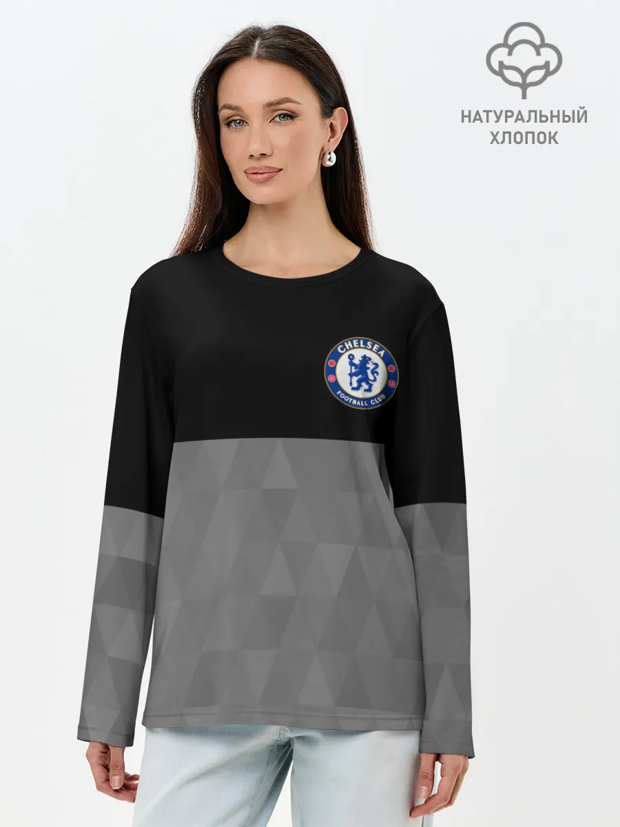 Лонгслив женский. Хлопок / Chelsea London