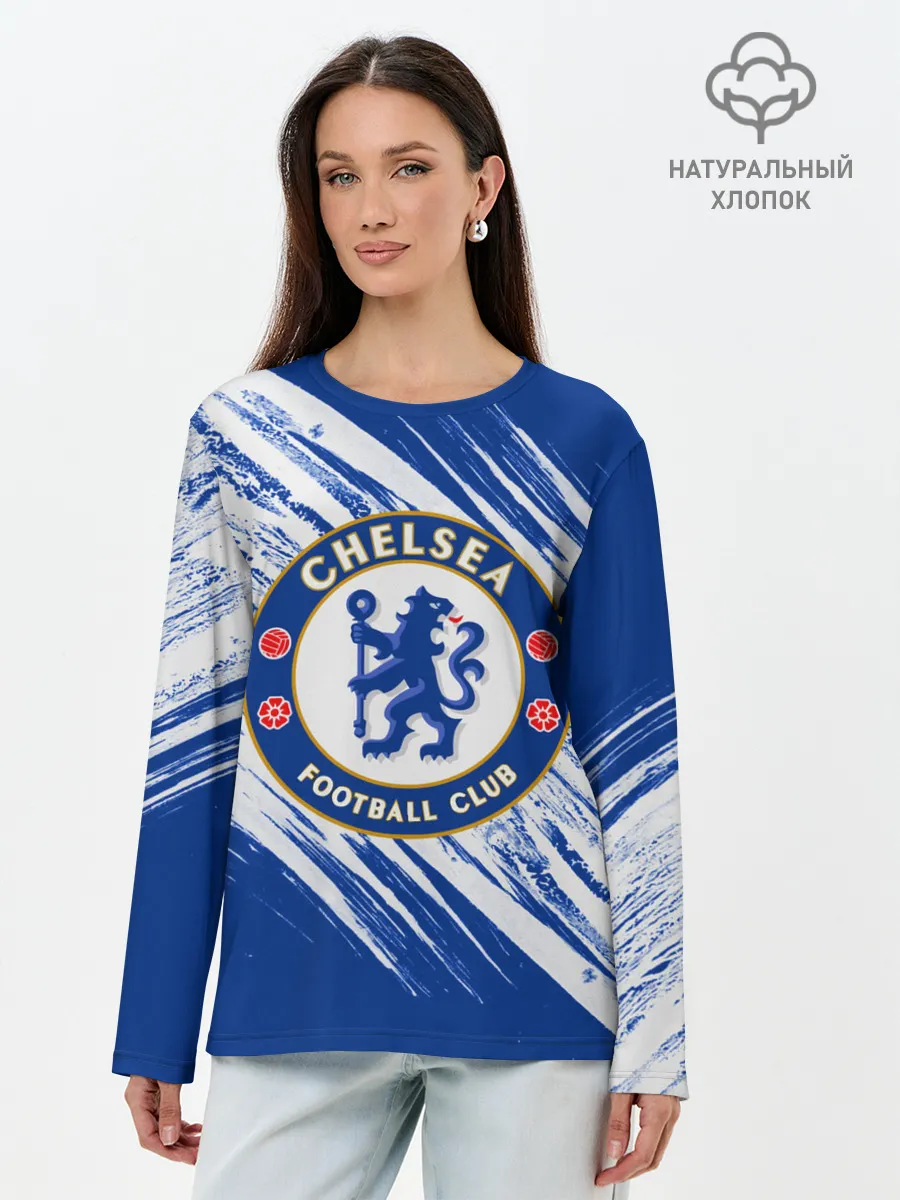 Лонгслив женский. Хлопок / Chelsea
