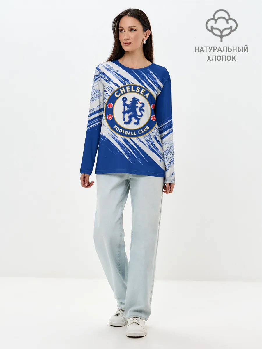 Лонгслив женский. Хлопок / Chelsea