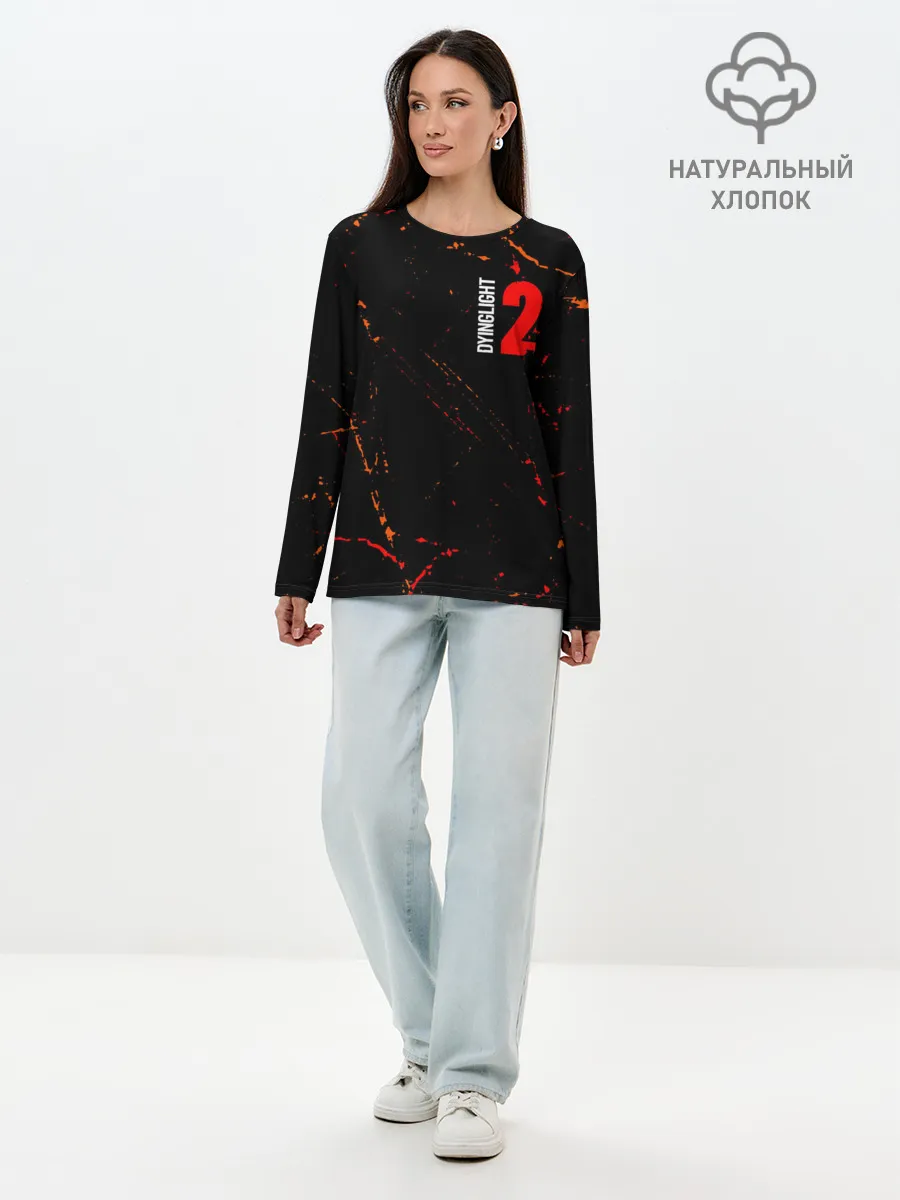 Лонгслив женский. Хлопок / DYING LIGHT 2 / ДАИНГ ЛАЙТ