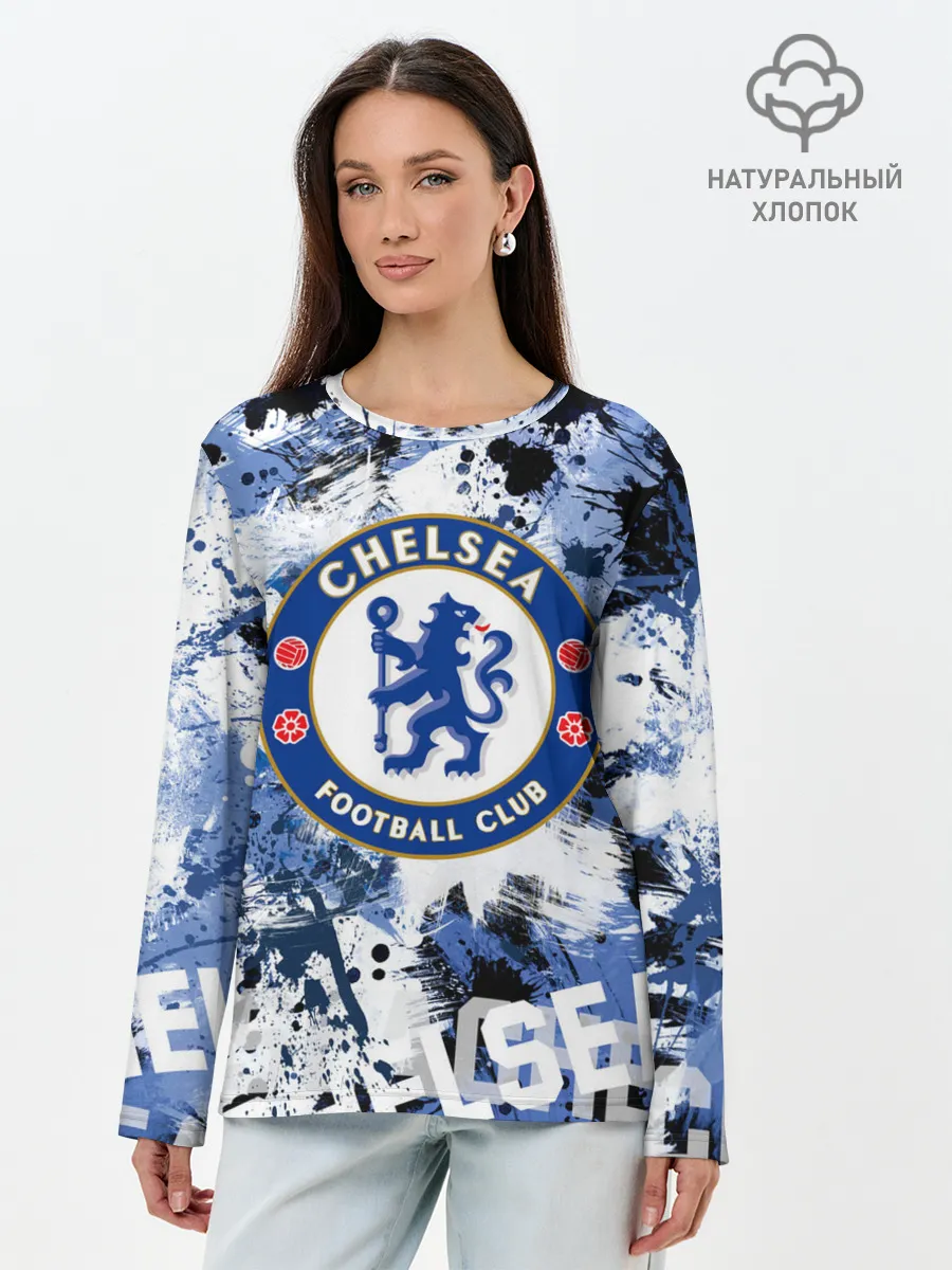 Лонгслив женский. Хлопок / Chelsea
