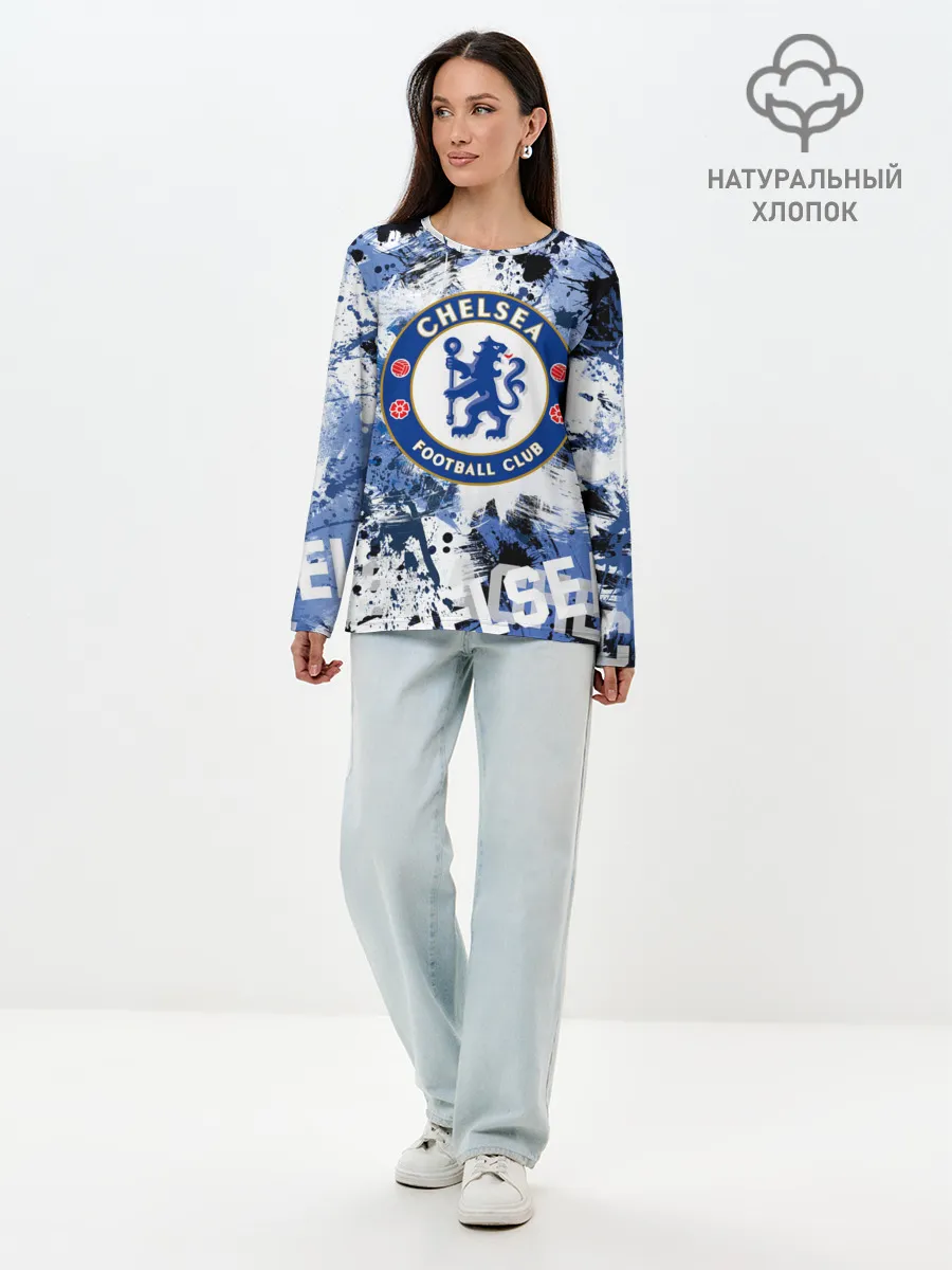 Лонгслив женский. Хлопок / Chelsea