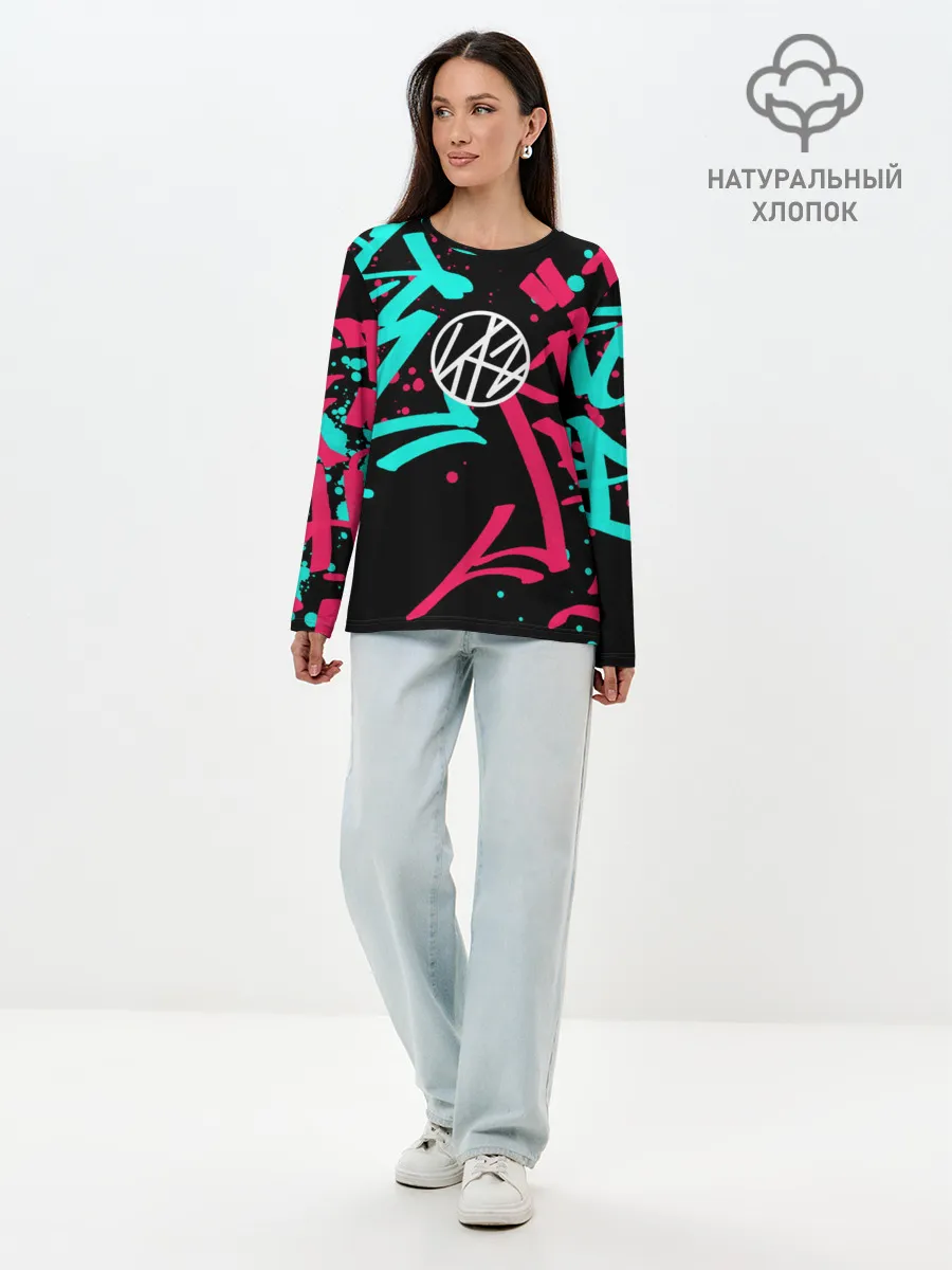 Лонгслив женский. Хлопок / Stray Kids